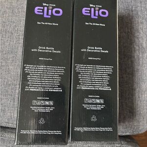 Disney Pixar Elio metal Drink Bottle with Decorative Decals